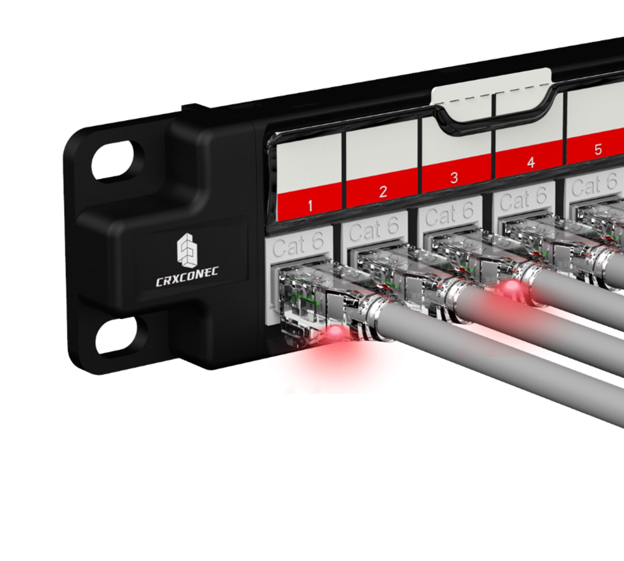 LED Tracking Patch Cord RJ45 & Cat6 Crossover Cable